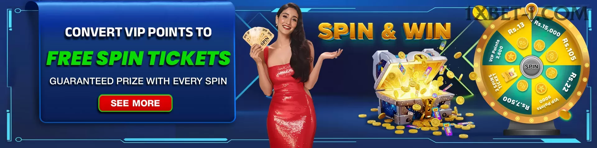 Bônus exclusivos membros VIP 1xbet
